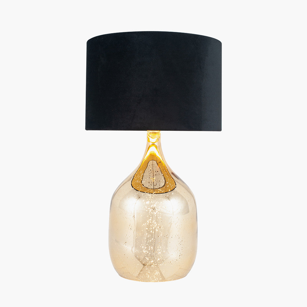 Champagne Gold Glass Jewel Light Table Lamp
